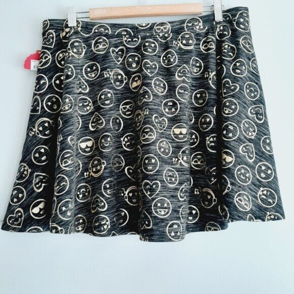 AUTHENTIC AMERICAN HERITAGE \ 2X Terry Circle Mini Skirt Blue & Black Sz 20 - Picture 13 of 15